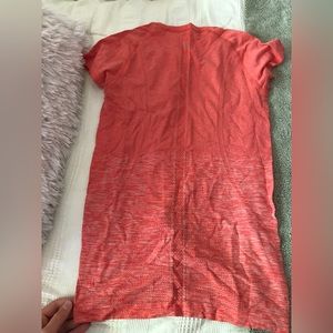 Pink Lululemon t shirt